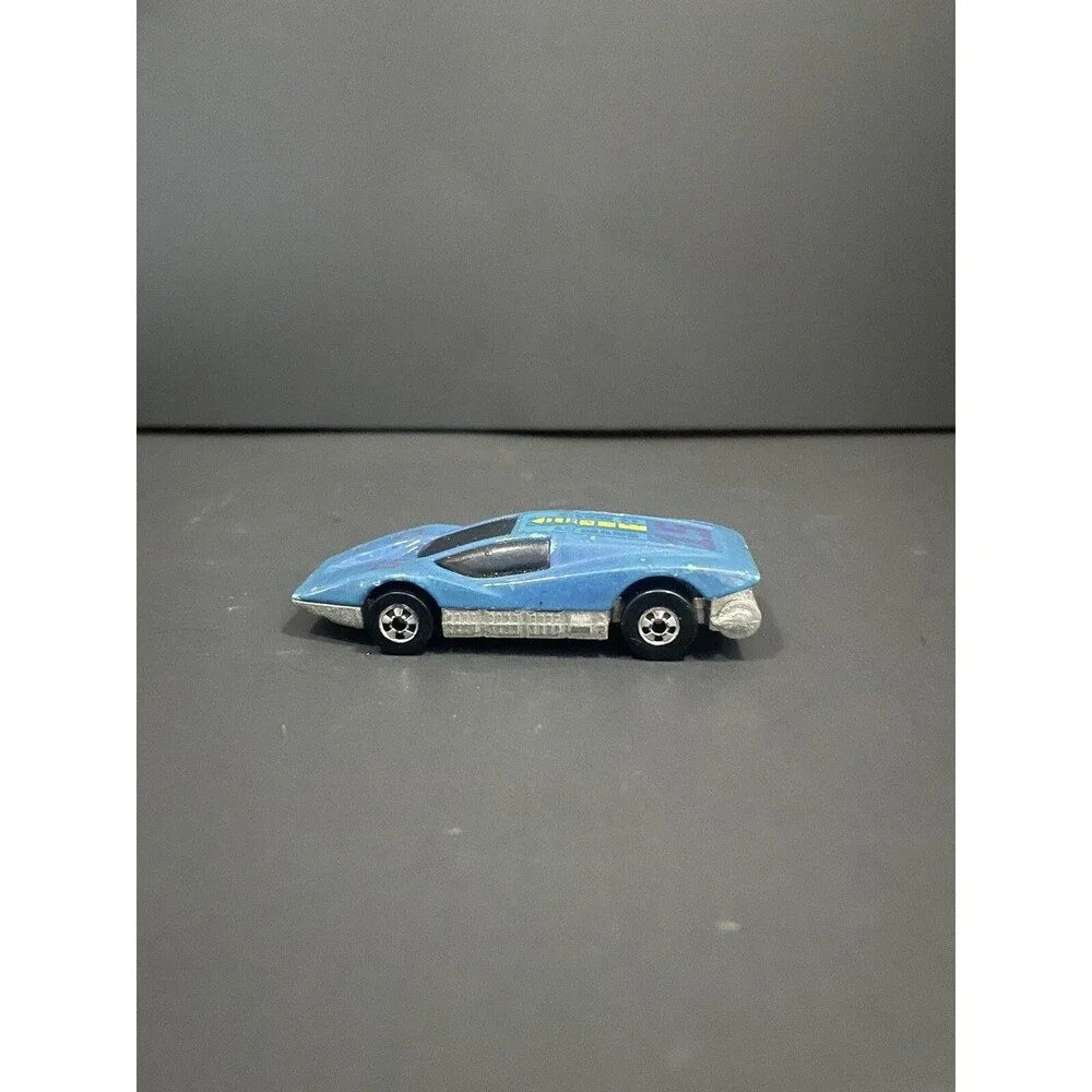 1974 - Hot Wheels - Blue-Green - #15 Lemans -  Silver Bullet - 9 Car - Mattel